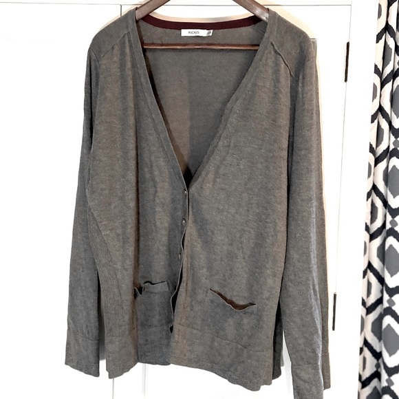 Grey Cardigan -Size XL - Picture 2 of 8